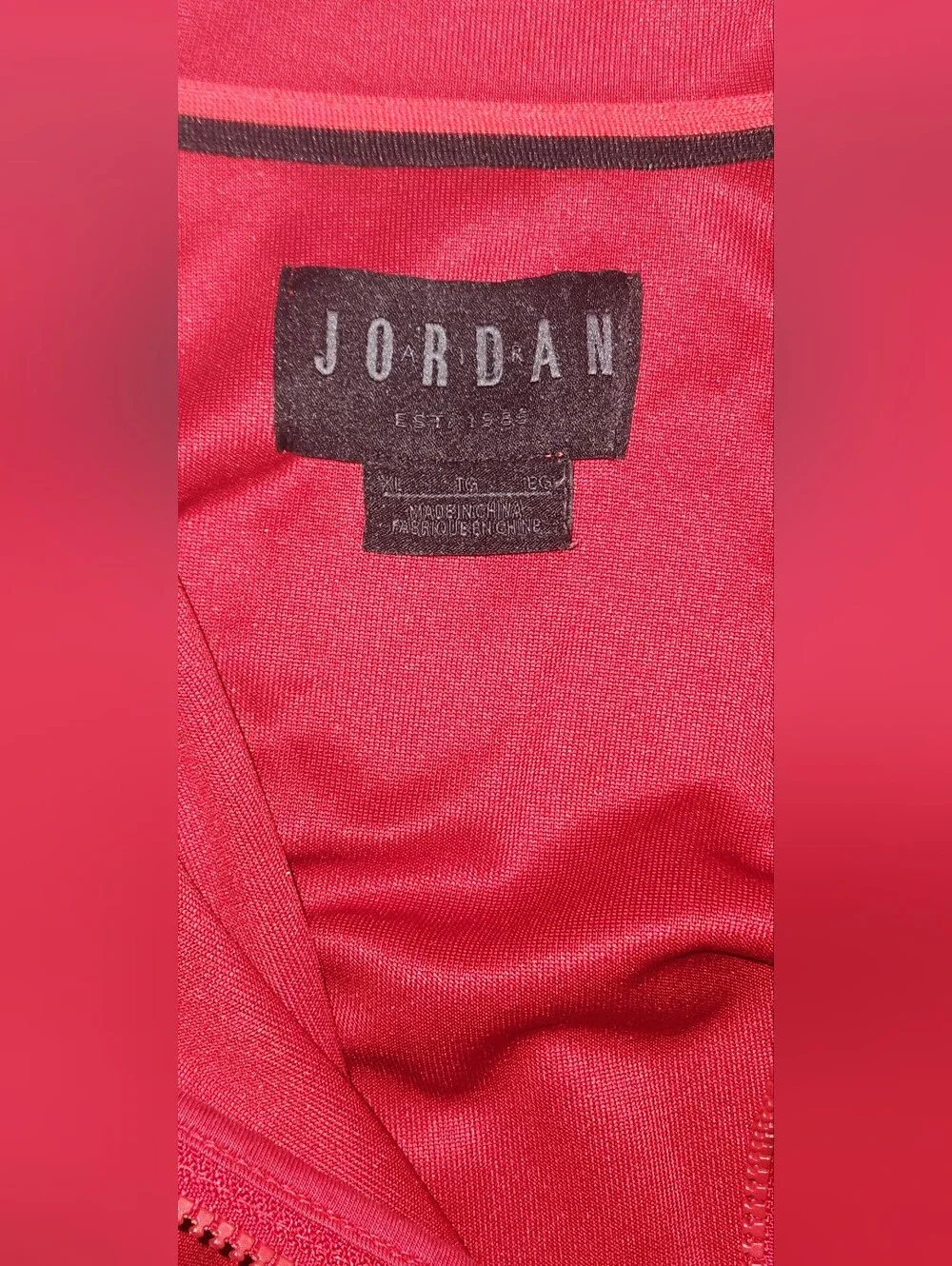 Jordan Men's Jumpman Taped Tricot Lifestyle Track Jacket Size XL